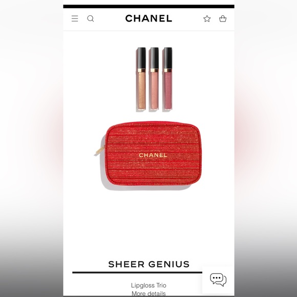 SOLD: Chanel Holiday Lipgloss Trio Sheer Genius NWT. - Picture 3 of 15